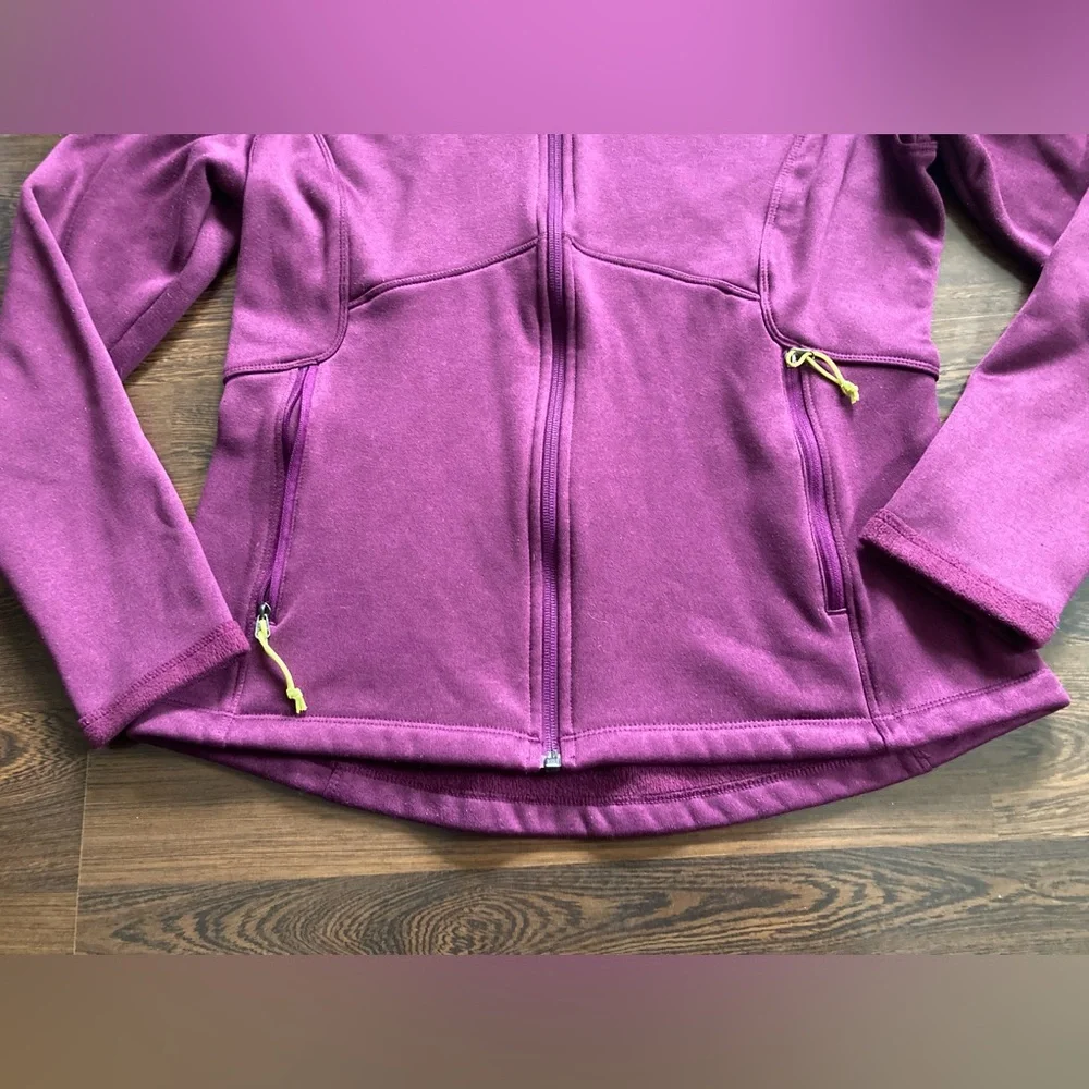 North Face Purple Full-Zip Jacket - Picture 2 of 9